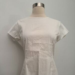 Theory Carrian Peplum Top, Size S